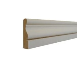 Chambranle LXVI Doucine Prepeint MDF Blanc - Long. 2440 Mm X Larg. 38 Mm X Ep. 10 Mm