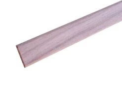 Chant Plat Naturel 2 Arrondis Exotique Rouge - Long. 2400 Mm X Larg. 35 Mm X Ep. 6 Mm