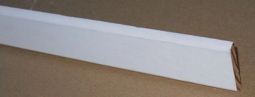 Chant Plat Prepeint 2 Arrondis Blanc - Long. 2400 Mm X Larg. 30 Mm X Ep. 6 Mm 1 Chant Plat Prepeint 2 Arrondis Blanc - Long. 2400 Mm X Larg. 30 Mm X Ep. 6 Mm