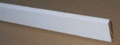 Chant Plat Prepeint 2 Arrondis Blanc - Long. 2150 Mm X Larg. 35 Mm X Ep. 6 Mm