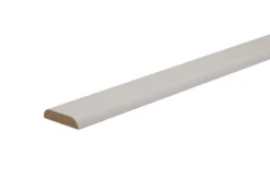 Chant Plat Prepeint 2 Arrondis MDF Blanc - Long. 2440 Mm X Larg. 50 Mm X Ep. 10 Mm
