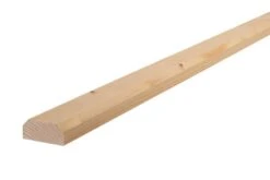 Couvre Joint Naturel Sapin Brut - Long. 2400 Mm X Larg. 45 Mm X Ep. 20 Mm