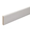 Plinthe Bord Arrondi Prepeinte MDF Blanc - Long. 2440 Mm X Larg. 70 Mm X Ep. 10 Mm