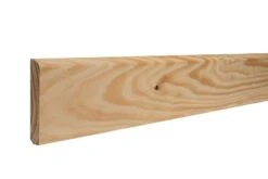 Plinthe Bord Arrondi Rabote Pin Sans Nœud - Long. 2000 Mm X Larg. 110 Mm X Ep. 10 Mm