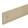 Plinthe Bord Arrondi Sapin Brut - Long. 2400 Mm X Larg. 70 Mm X Ep. 10 Mm