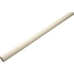 Quart De Rond Revetu Papier Melamine Blanc - Long. 2400 Mm X Ep. Mm