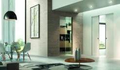 Chassis Pour Portes Coulissantes SCRIGNO GOLD ESSENTIAL 600X2030/100 Mm PLAQUE