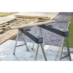 Paire De Tréteaux Pliables Stanley -Menuiserie Outils Magasin ae235 255