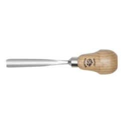 Ciseau à Sculpter Kirschen Avec Manche En Poire Cavité Centrale Droite