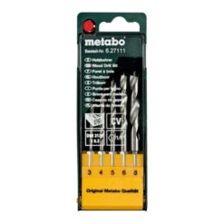 Coffret De Mèches à Bois. 5 Pièces E 6.3 Metabo