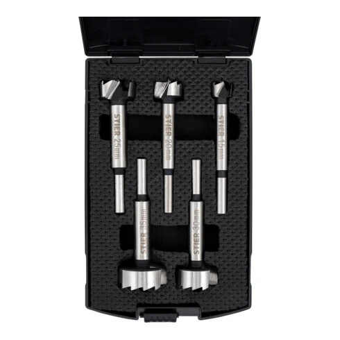 Jeu De 5 Forets à Façonner STIER En Acier Spécial (15, 20, 25, 30, 35 Mm) 2 Jeu De 5 Forets à Façonner STIER En Acier Spécial (15, 20, 25, 30, 35 Mm) – Image 2