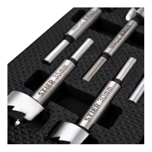 Jeu De 5 Forets à Façonner STIER En Acier Spécial (15, 20, 25, 30, 35 Mm) 4 Jeu De 5 Forets à Façonner STIER En Acier Spécial (15, 20, 25, 30, 35 Mm) – Image 4