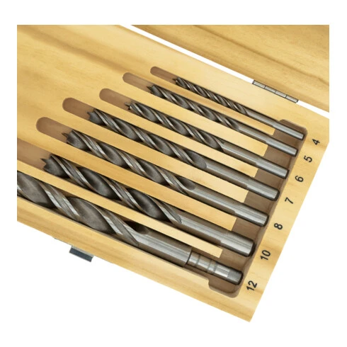 Jeu De 7 mèches à Bois STIER, 4 à 12 mm 2 Jeu De 7 mèches à Bois STIER, 4 à 12 mm – Image 2