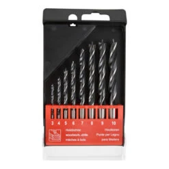 Jeu De 8 mèches à Bois STIER, 3-10 mm