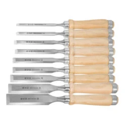 MHG Jeu De Ciseaux à Bois Avec Manche En Bois, Nombre De Ciseaux: 9