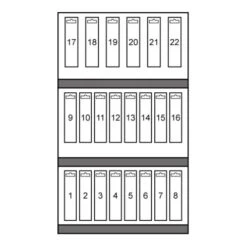 Ruko Module Mèches 3 Pointes Pour Machine En Acier CV En Pochette